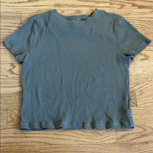 Olive green H&M tee